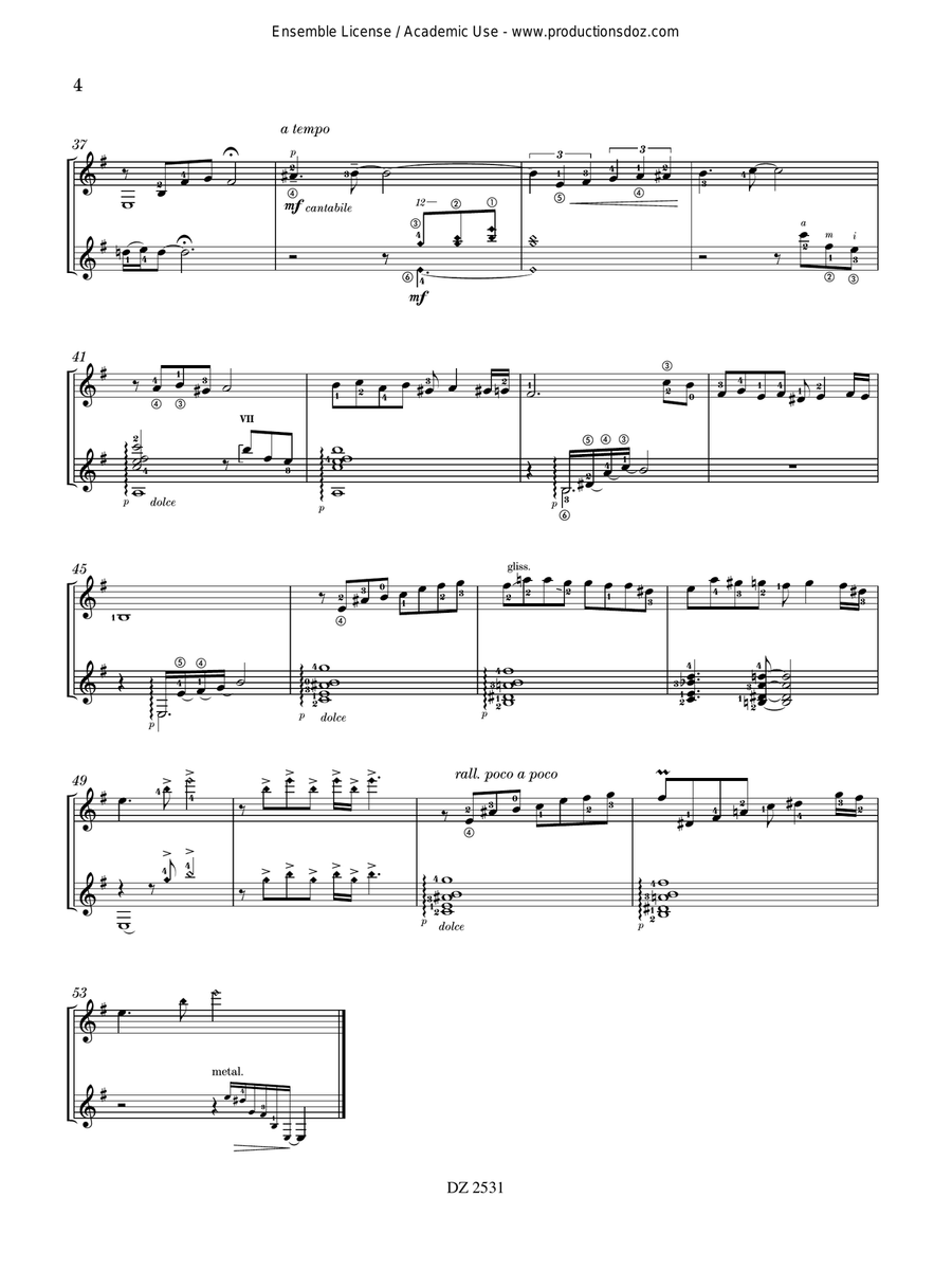 Comme un regret / Drôle de Blues Electric Guitar scores gallery preview page 4
