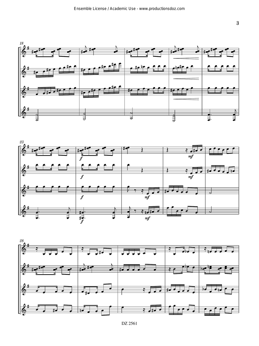 Suite Argentineando Suite Argentineando Guitar Ensemble scores gallery preview page 3