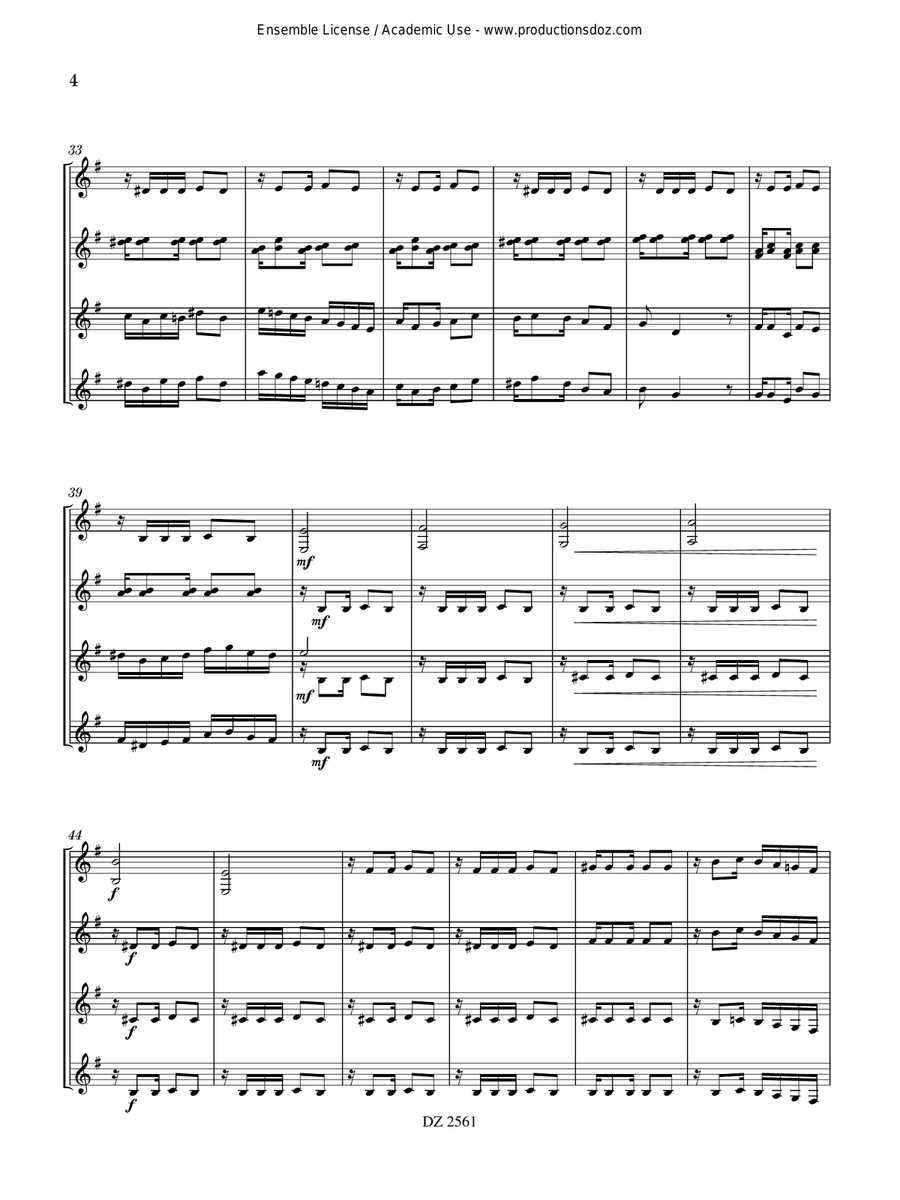Suite Argentineando Suite Argentineando Guitar Ensemble scores gallery preview page 4