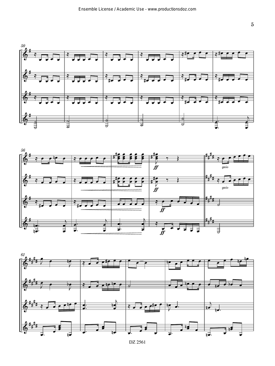Suite Argentineando Suite Argentineando Guitar Ensemble scores gallery preview page 5