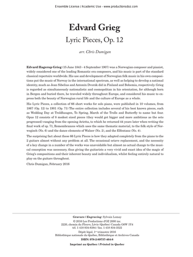 Lyric Pieces, Op. 12