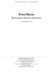 The Complete Works for Solo Guitar