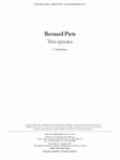 Trois Épisodes - Invitation