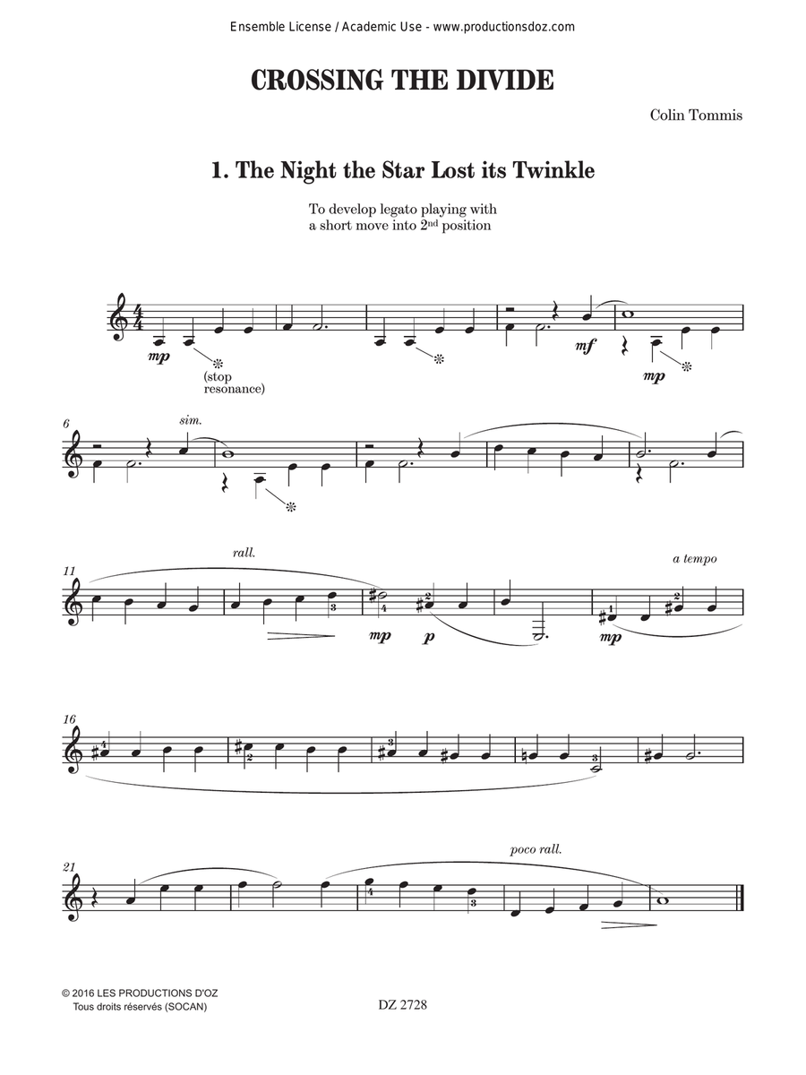 Crossing the Divide Crossing the Divide Classical Guitar scores gallery preview page 3
