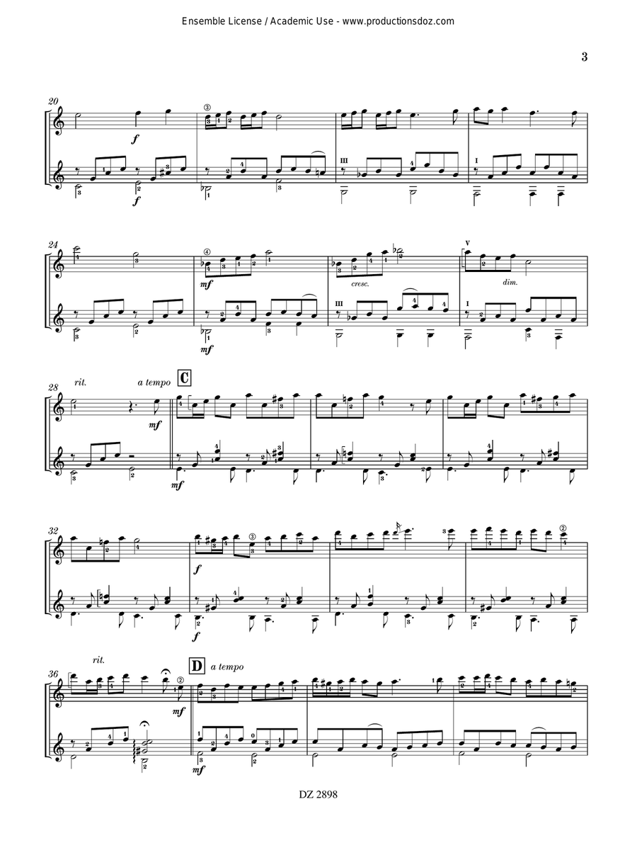 Diptyque Diptyque Classical Guitar scores gallery preview page 3