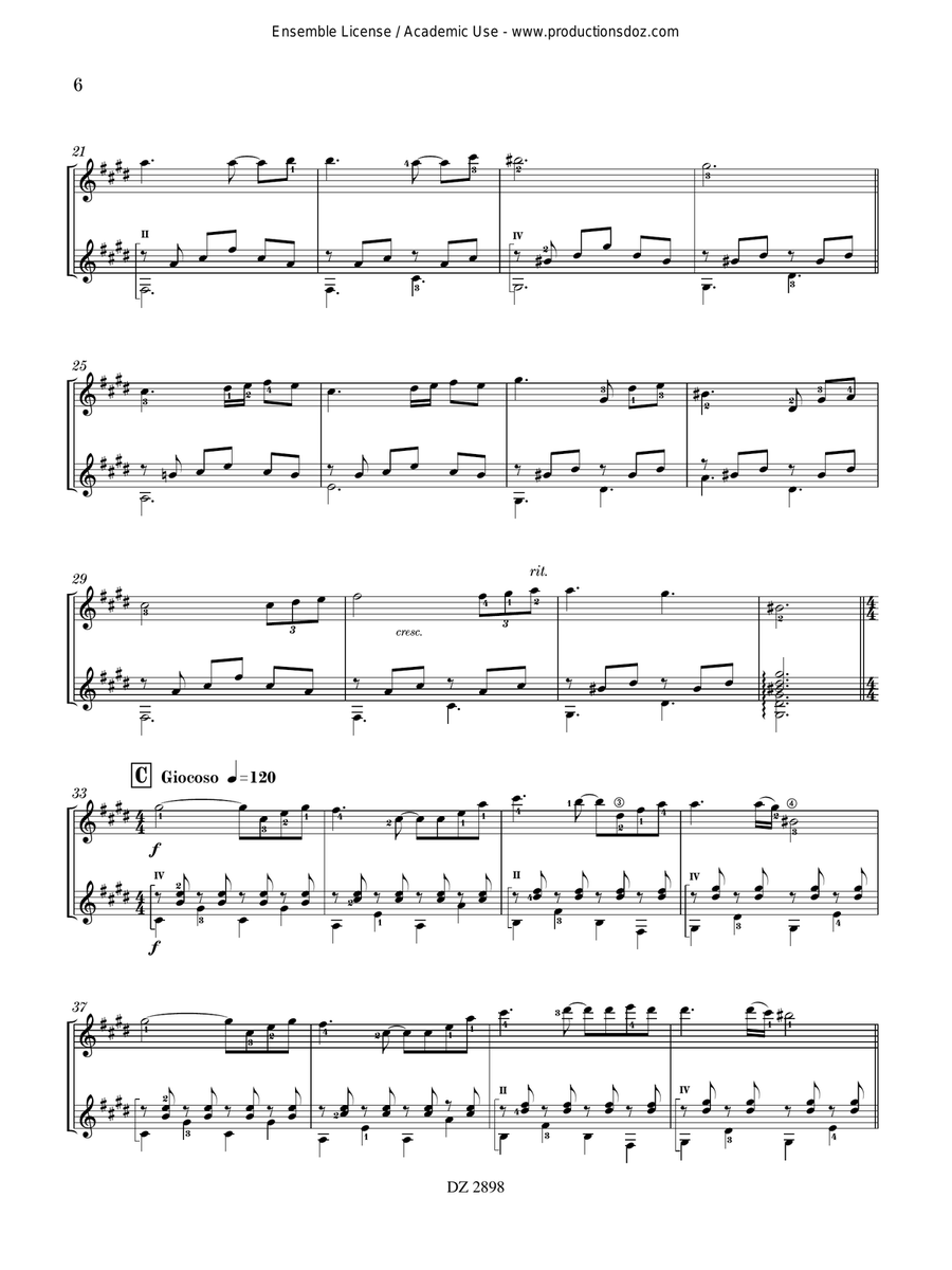 Diptyque Diptyque Classical Guitar scores gallery preview page 6
