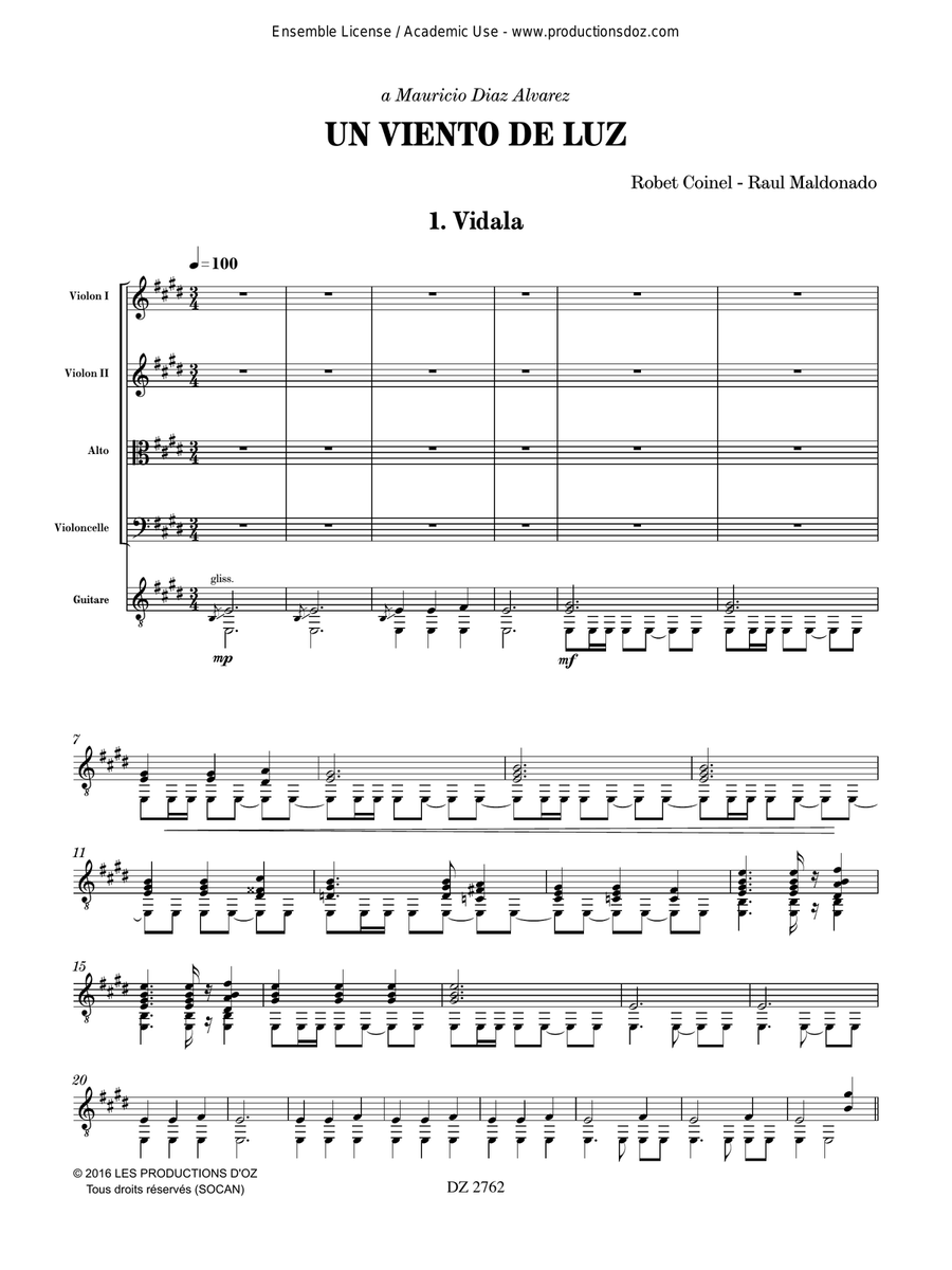 Un viento de luz Un viento de luz Cello scores gallery preview page 2