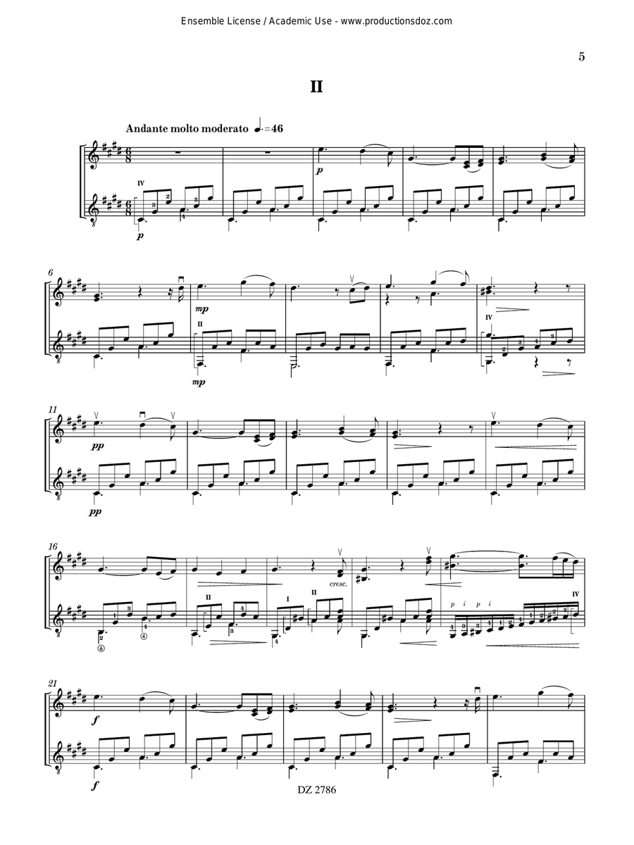 Trois bagatelles Trois bagatelles Violin scores gallery preview page 5