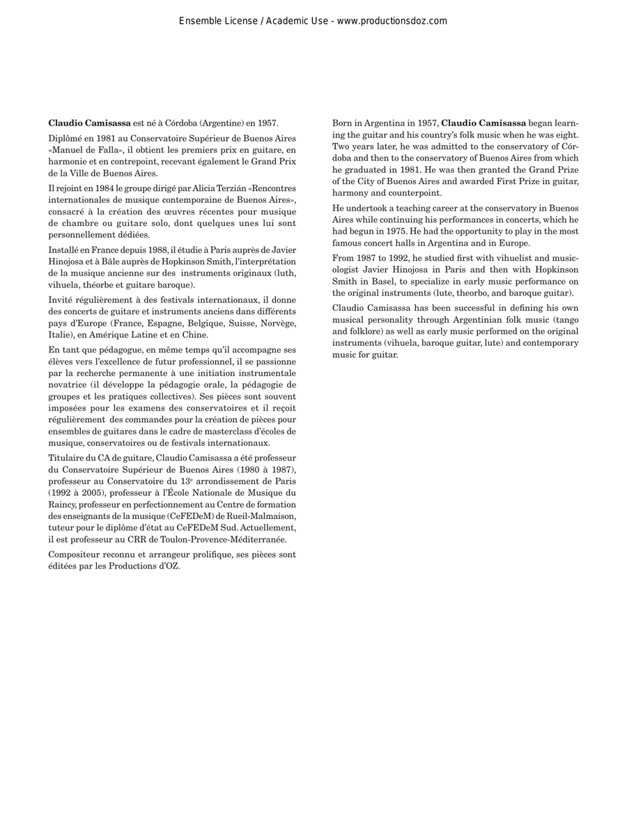 Valse du premier rendez-vous Guitar Ensemble scores gallery preview page 2