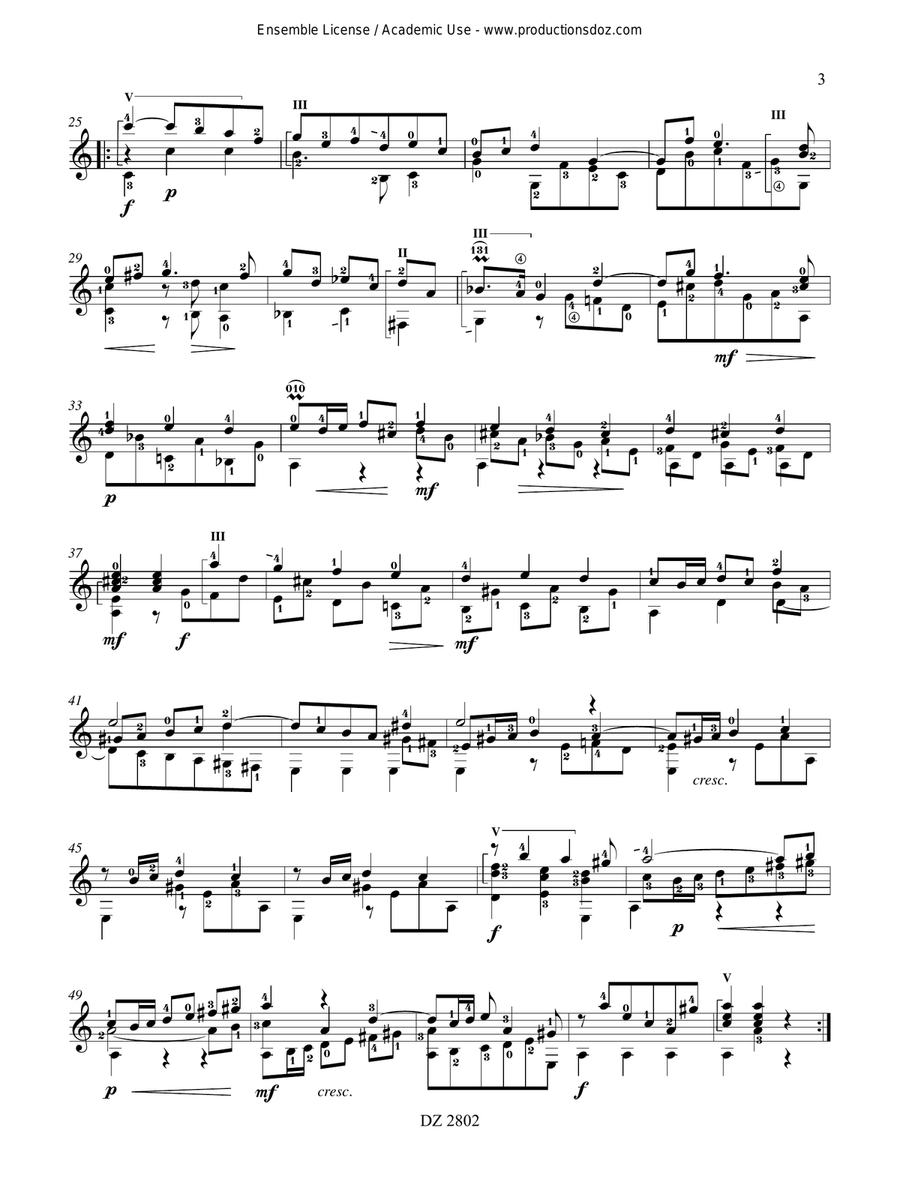15 Sonates 15 Sonates Classical Guitar scores gallery preview page 3