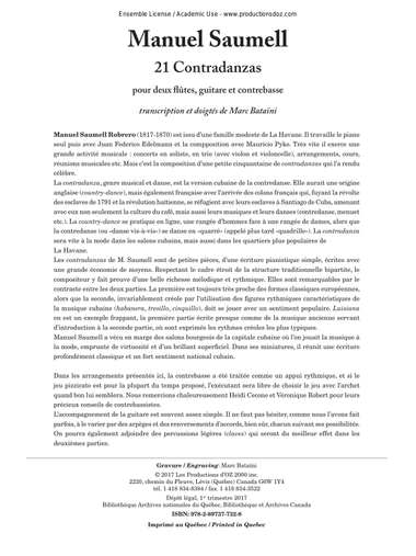 21 Contradanzas