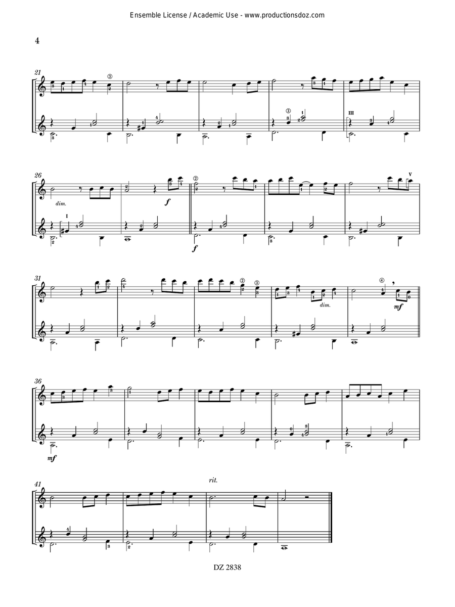 Suite méridienne Suite méridienne Classical Guitar scores gallery preview page 4