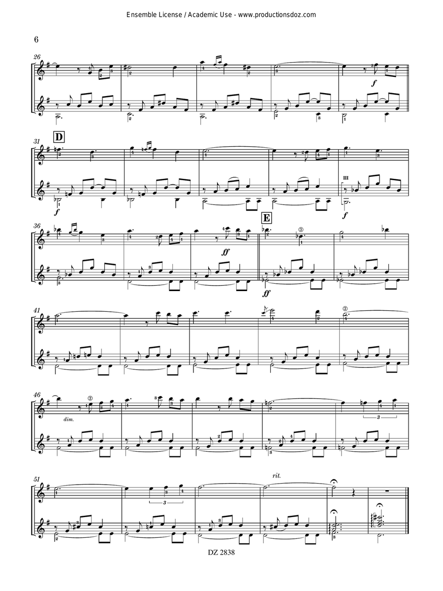 Suite méridienne Suite méridienne Classical Guitar scores gallery preview page 6