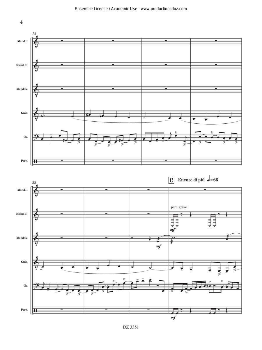 Mare Nostrum Mare Nostrum Orchestra scores gallery preview page 4
