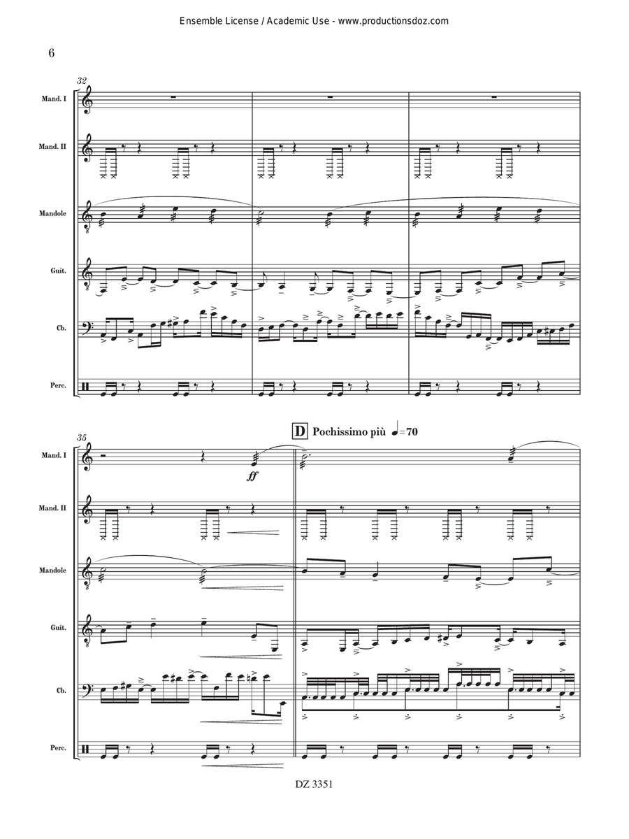 Mare Nostrum Mare Nostrum Orchestra scores gallery preview page 6