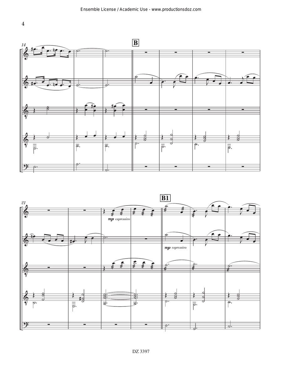 3 Pièces 3 Pièces Orchestra scores gallery preview page 4