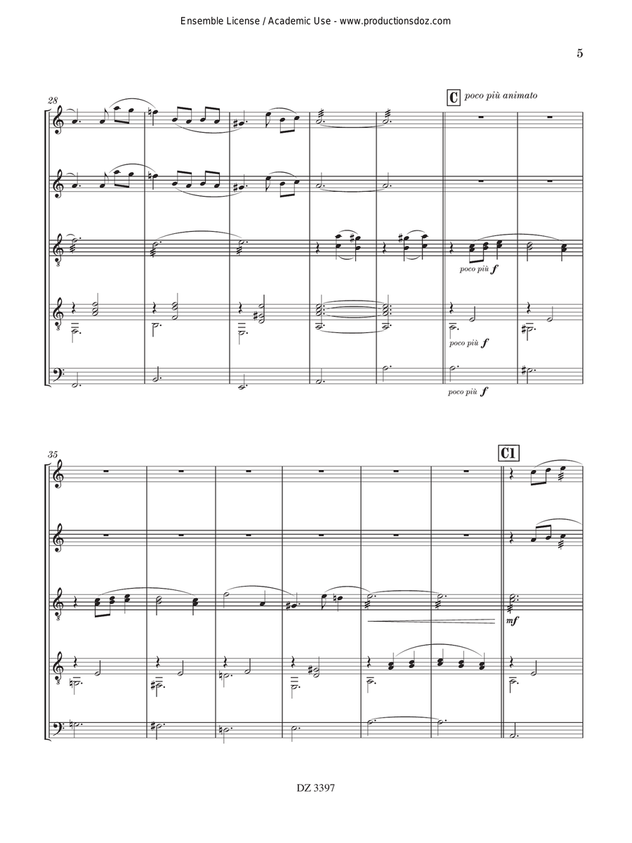 3 Pièces 3 Pièces Orchestra scores gallery preview page 5