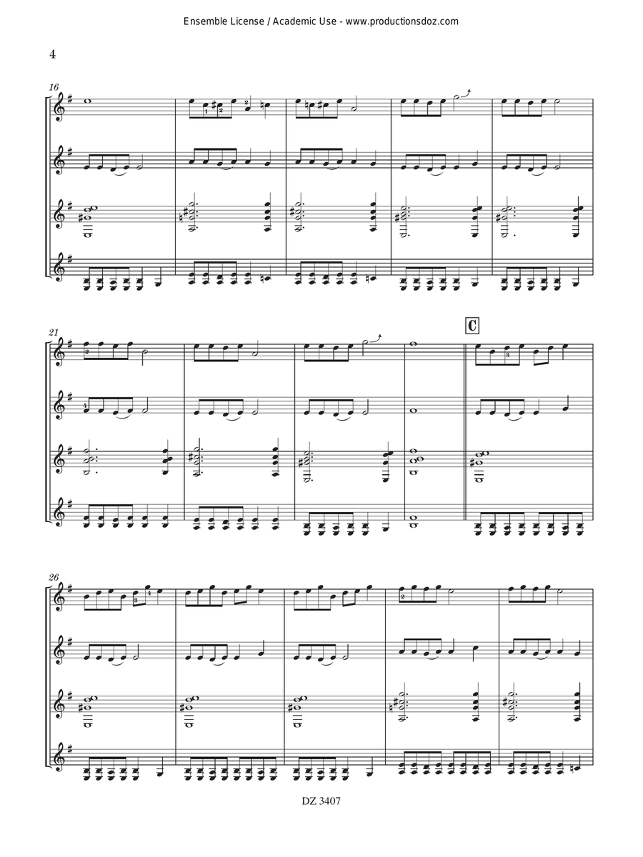 L'instant Rock L'instant Rock Guitar Ensemble scores gallery preview page 4