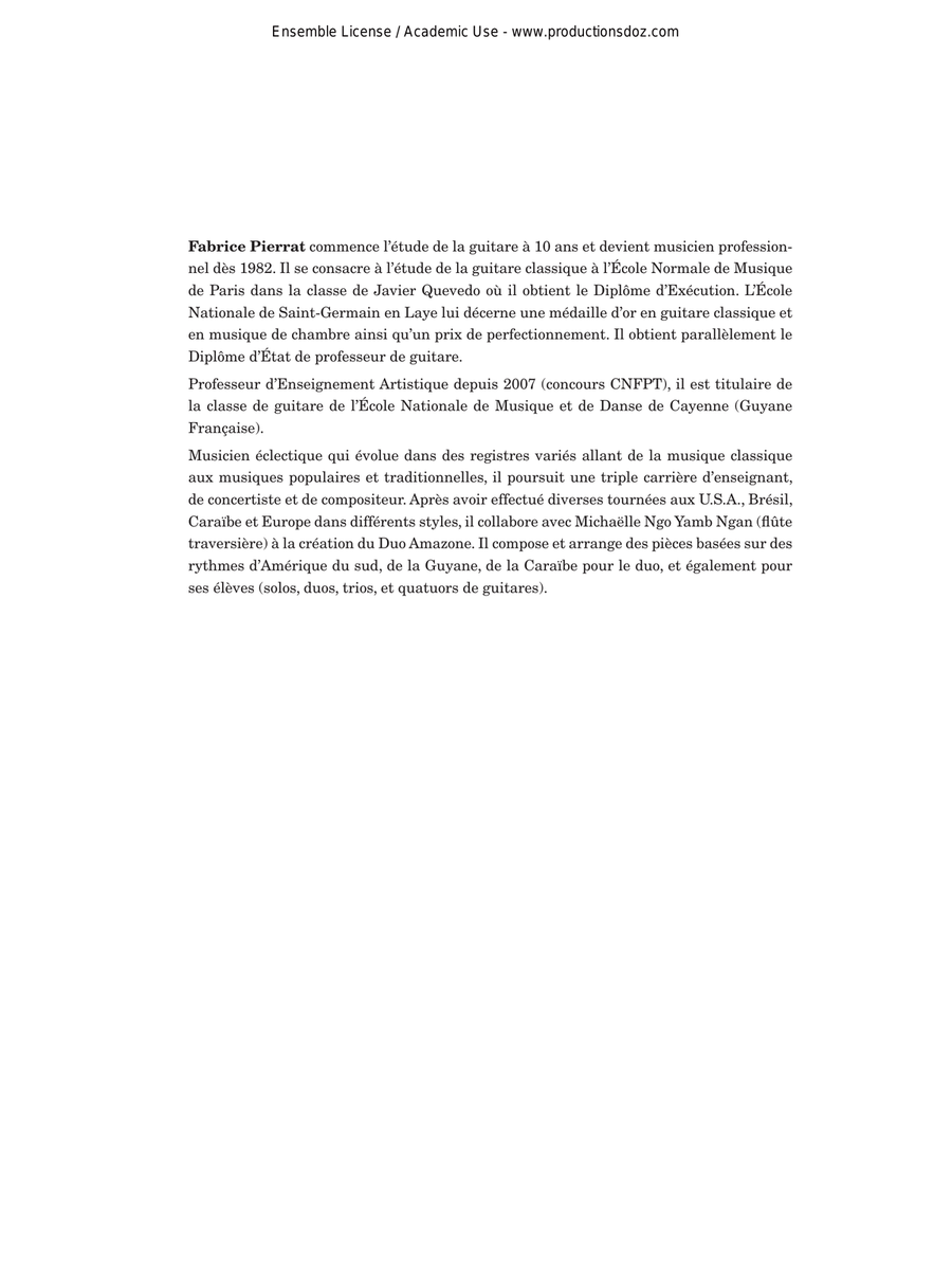 9 Pièces faciles 9 Pièces faciles Classical Guitar scores gallery preview page 2
