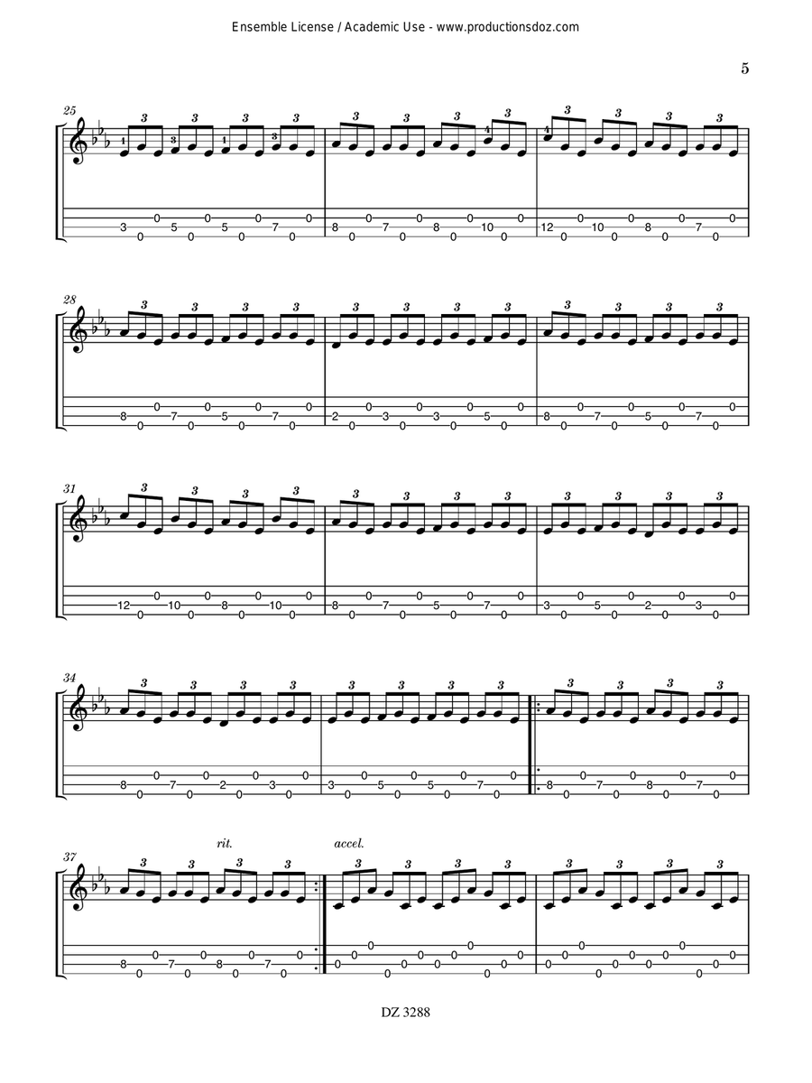 The Falling Rain The Falling Rain Ukulele scores gallery preview page 5