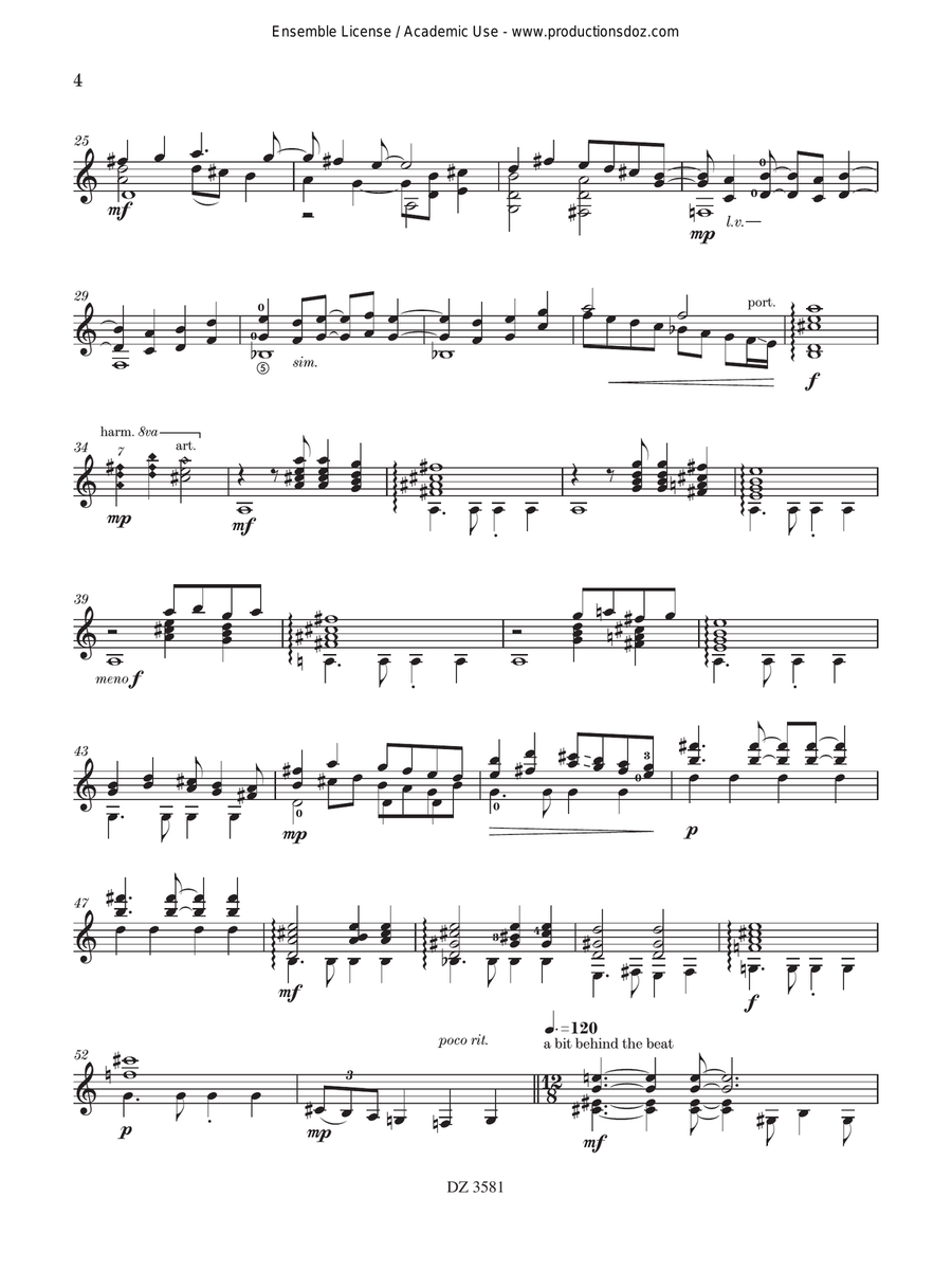 Please Thank Lyle Mays Please Thank Lyle Mays Classical Guitar scores gallery preview page 4
