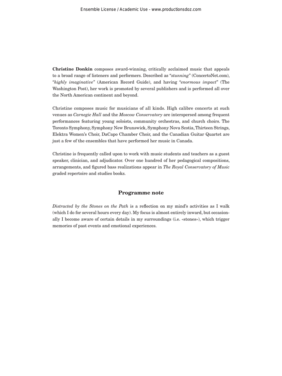 Distracted by the Stones on the Path Classical Guitar scores gallery preview page 2