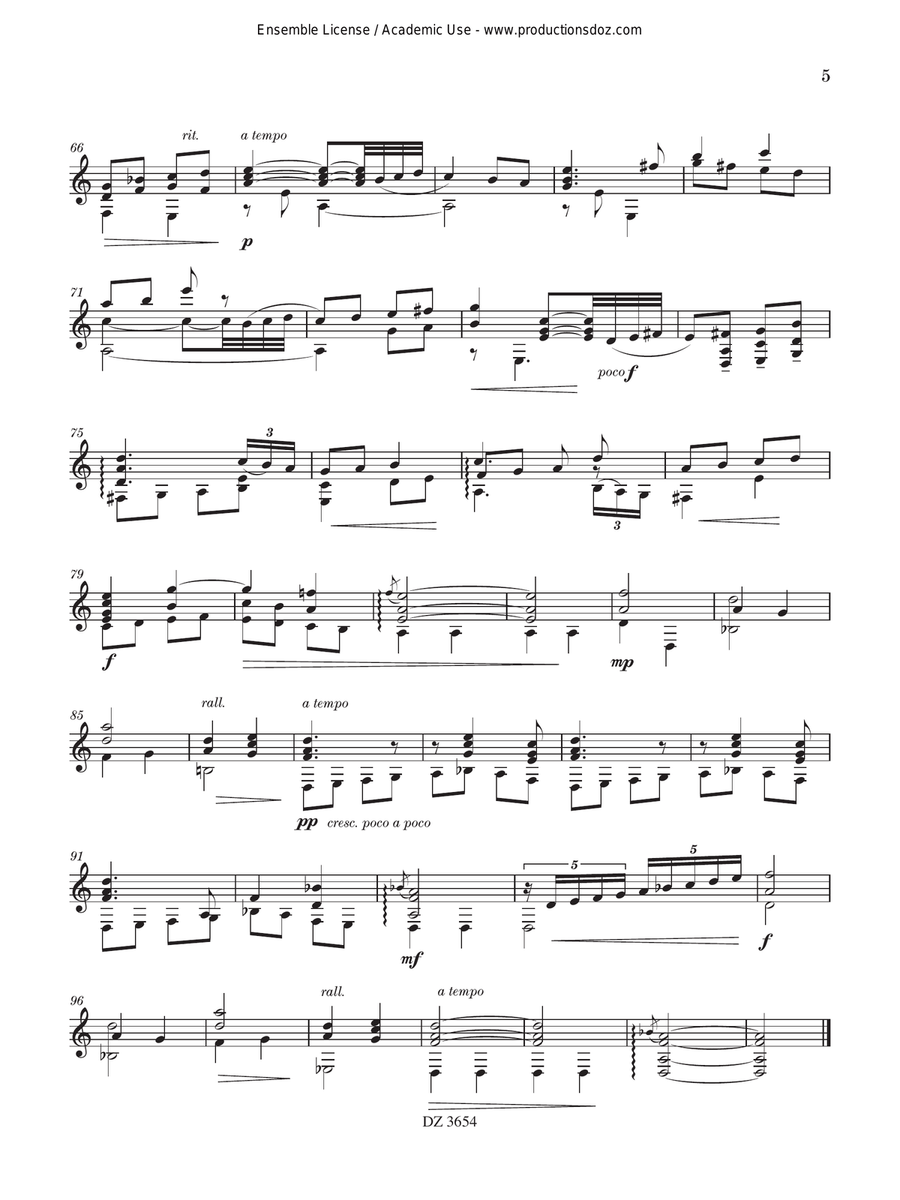 The Bootlegger's Tale The Bootlegger's Tale Classical Guitar scores gallery preview page 5