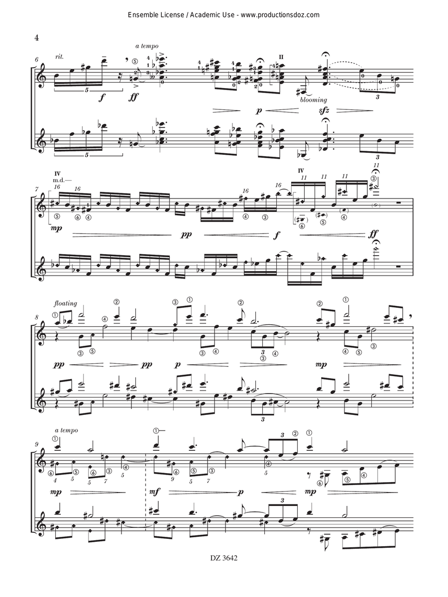...From Ancient Wounds ...From Ancient Wounds Classical Guitar scores gallery preview page 4