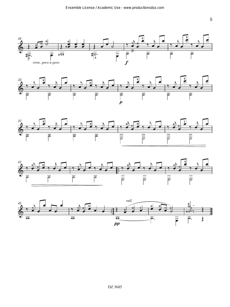 Simplicity Simplicity Classical Guitar scores gallery preview page 5