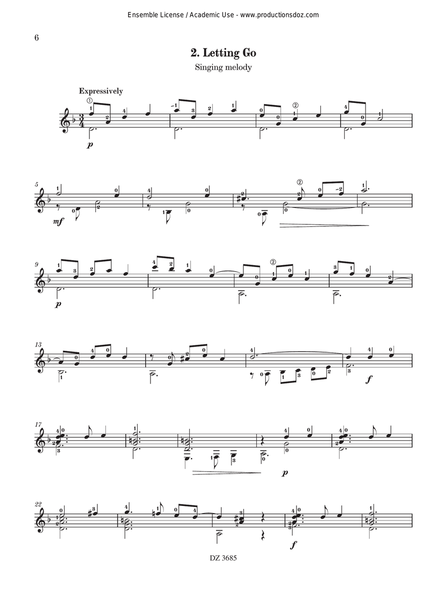 Simplicity Simplicity Classical Guitar scores gallery preview page 6