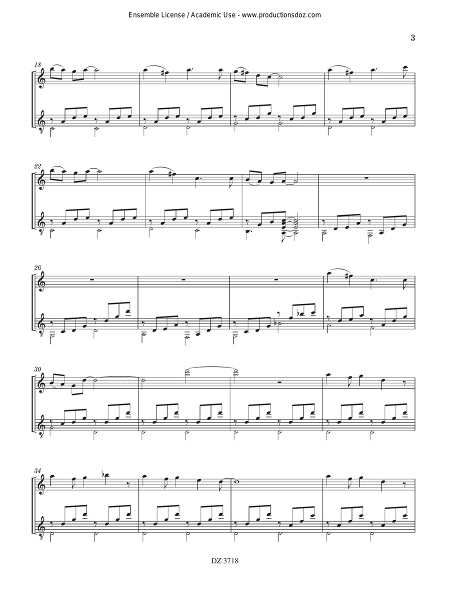 A Table for Two A Table for Two Classical Guitar scores gallery preview page 3