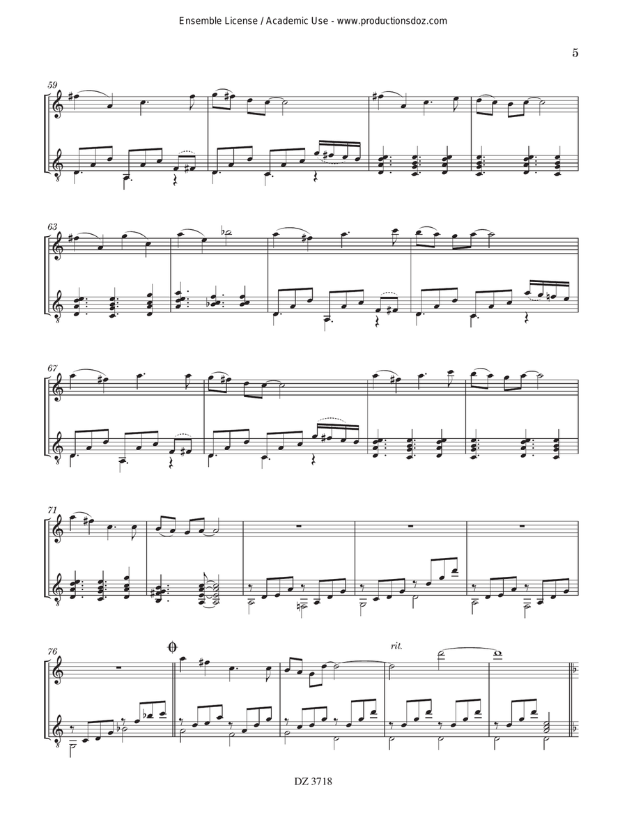 A Table for Two A Table for Two Classical Guitar scores gallery preview page 5