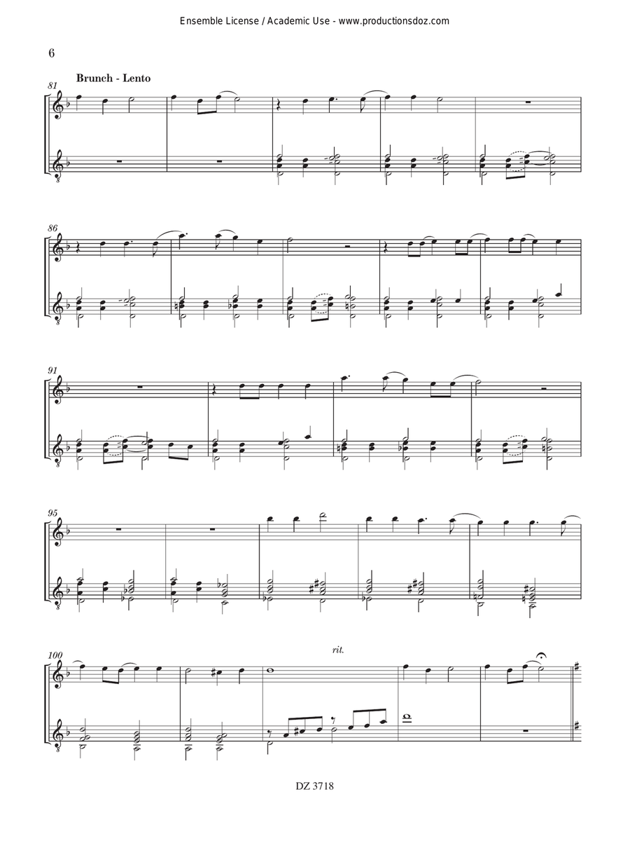 A Table for Two A Table for Two Classical Guitar scores gallery preview page 6