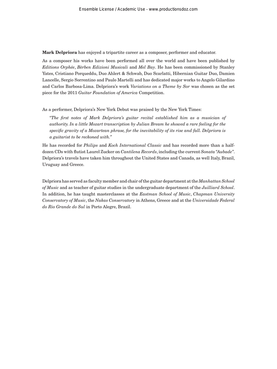 Fantasia Nuorese Fantasia Nuorese Classical Guitar scores gallery preview page 2