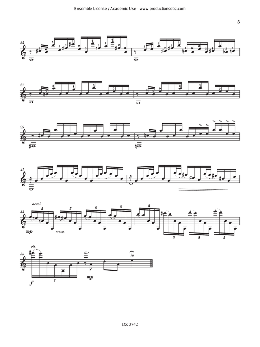 Who is Adam? Who is Adam? Classical Guitar scores gallery preview page 5