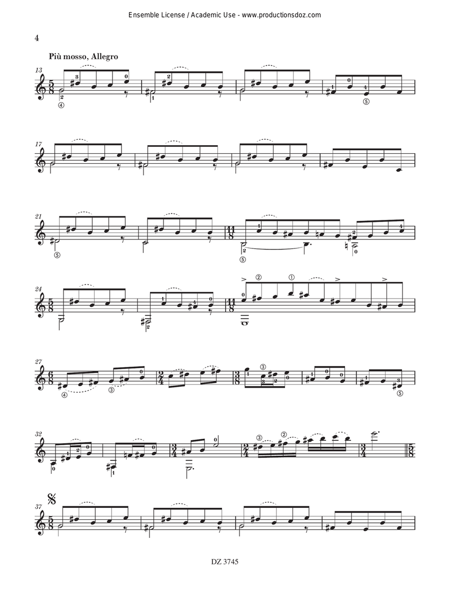 The Centaur The Centaur Classical Guitar scores gallery preview page 4