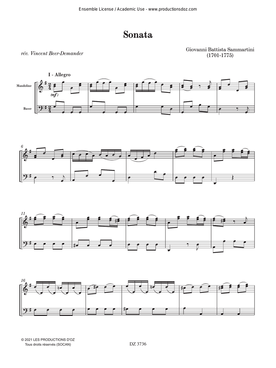 Sonata Sonata Double Bass scores gallery preview page 2