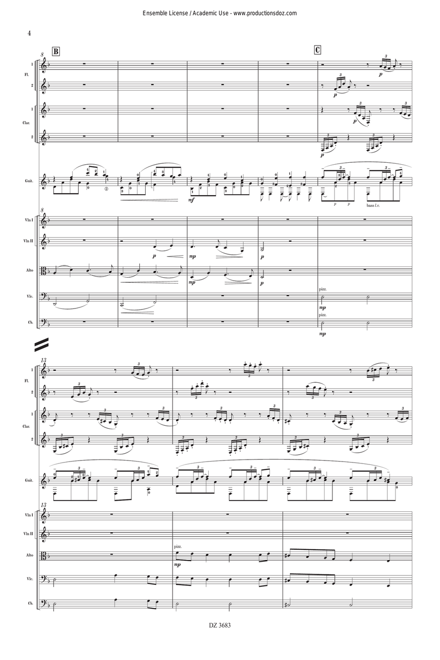 Guitar Concerto No. 2 Guitar Concerto No. 2 Orchestra scores gallery preview page 4