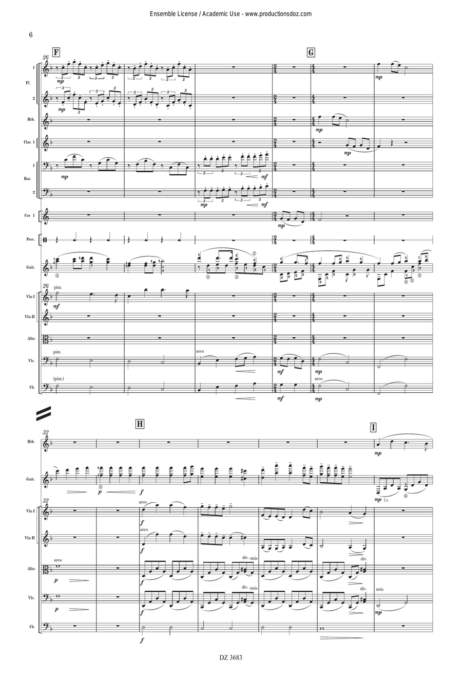 Guitar Concerto No. 2 Guitar Concerto No. 2 Orchestra scores gallery preview page 6
