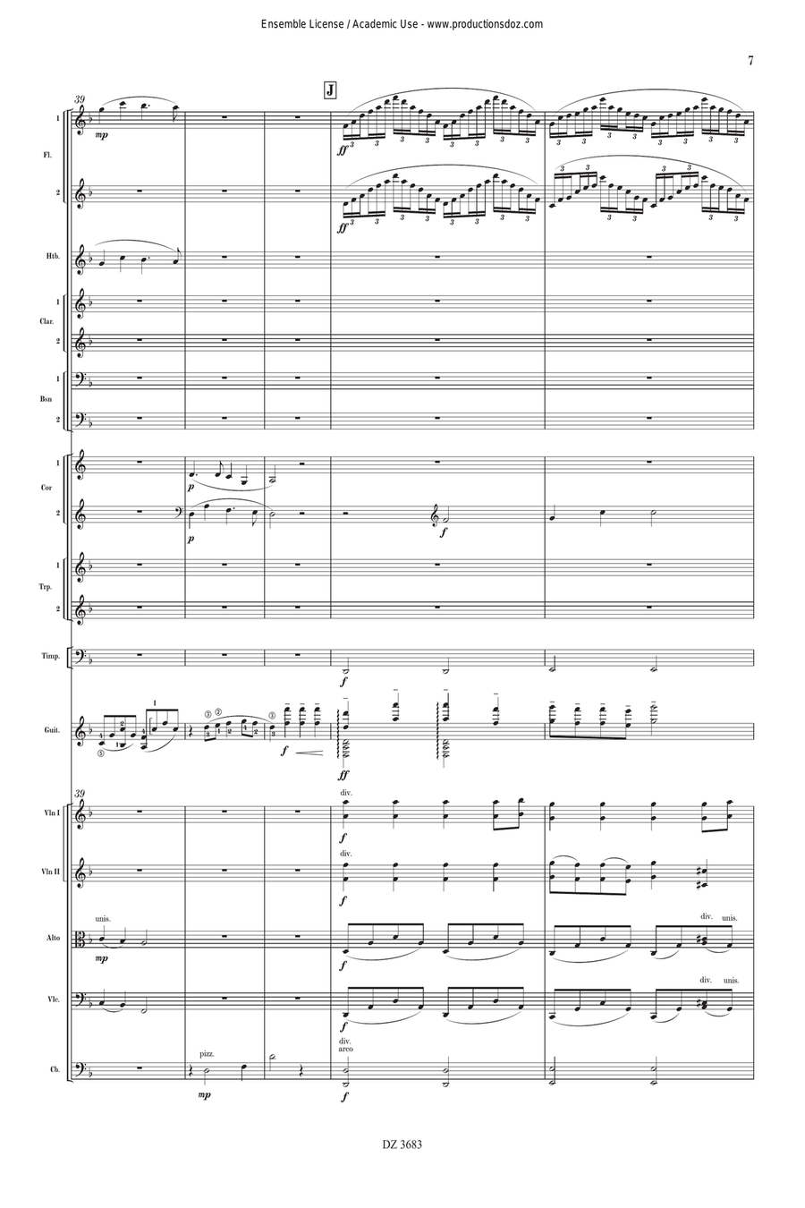 Guitar Concerto No. 2 Guitar Concerto No. 2 Orchestra scores gallery preview page 7