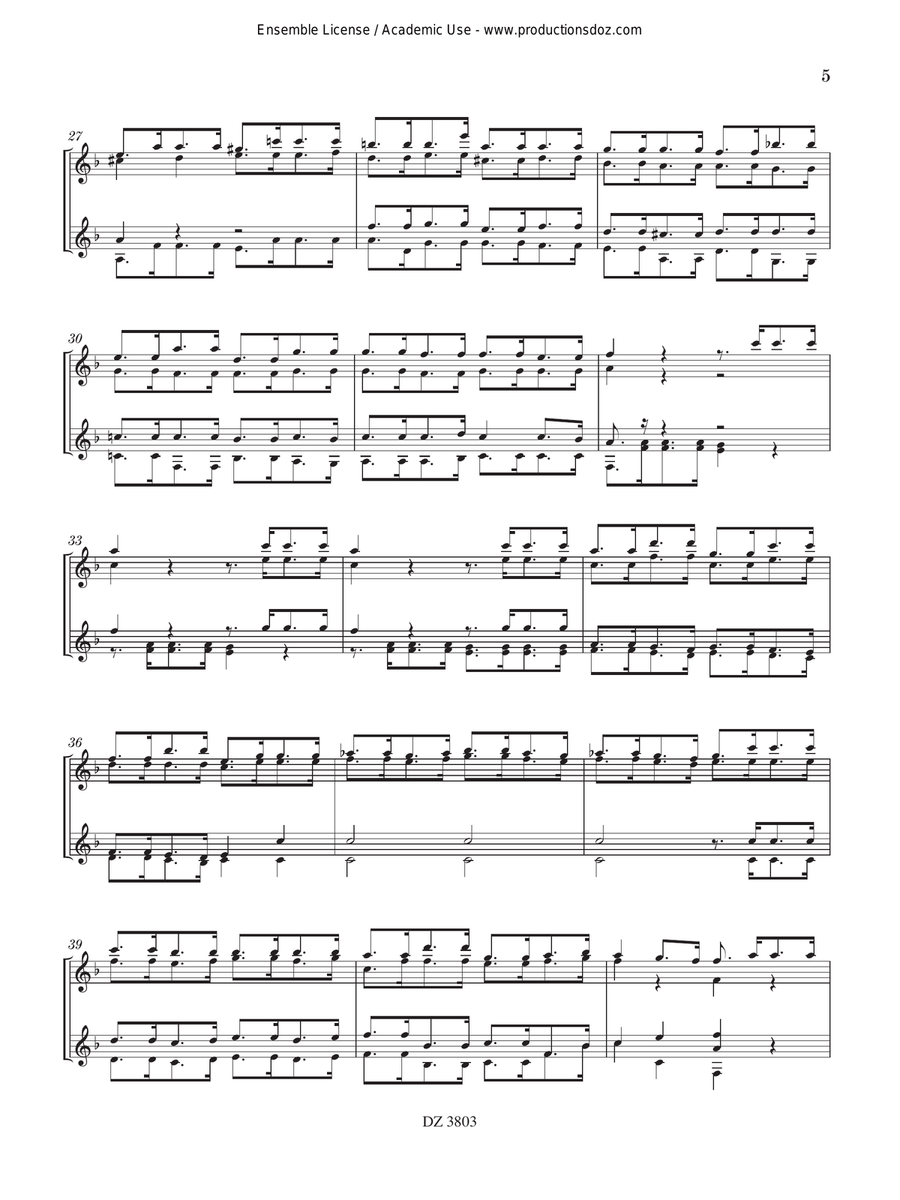 Suite No. 7 Suite No. 7 Classical Guitar scores gallery preview page 5
