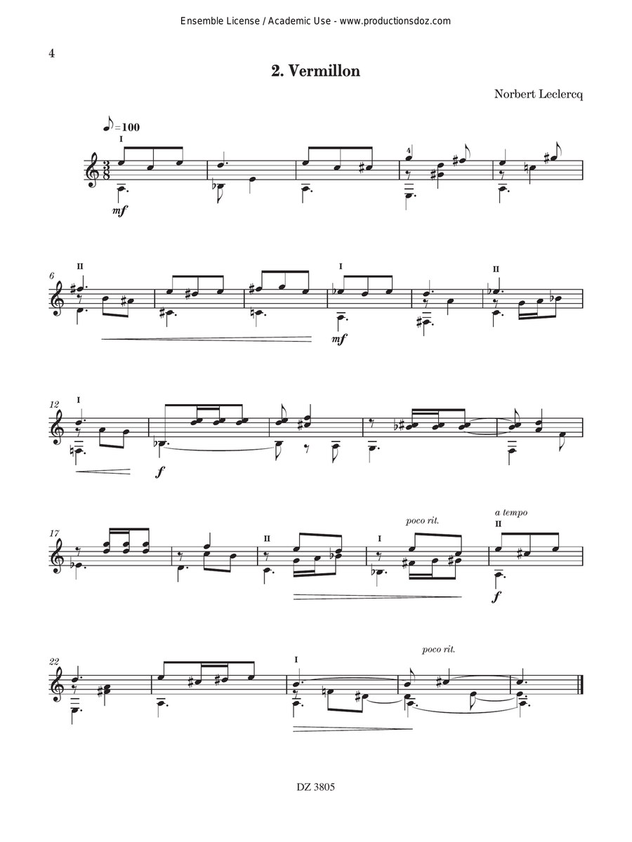 6 Nuances 6 Nuances Classical Guitar scores gallery preview page 4