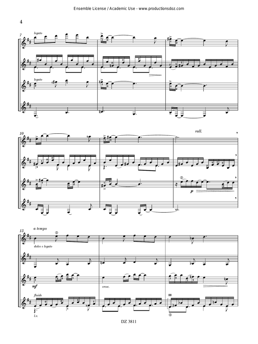 L'Air de rien L'Air de rien Guitar Ensemble scores gallery preview page 4