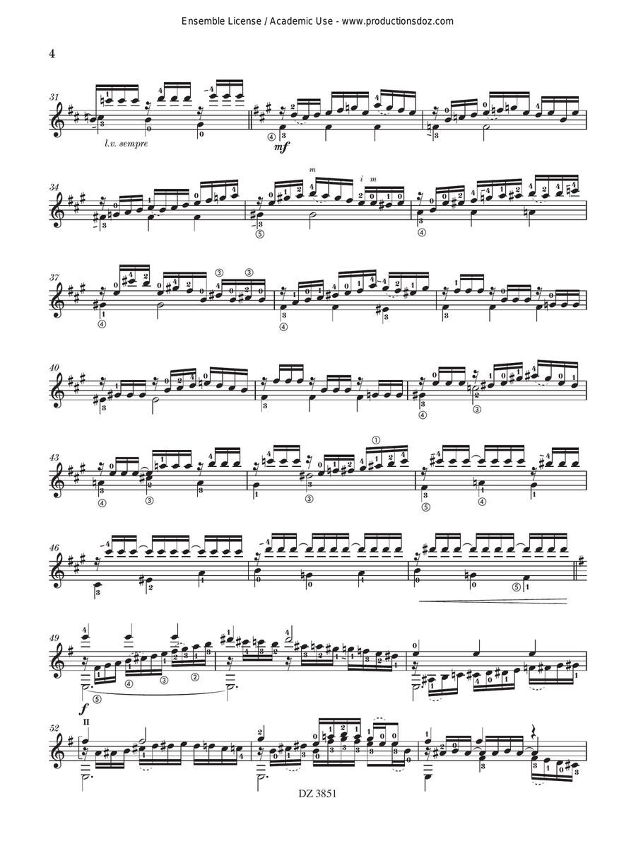 The New Folias The New Folias Classical Guitar scores gallery preview page 4