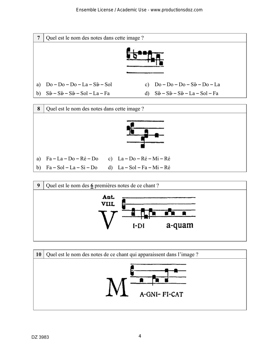 La Méthode Coe de théorie musicale, partie 3 Collection / Songbook scores gallery preview page 4
