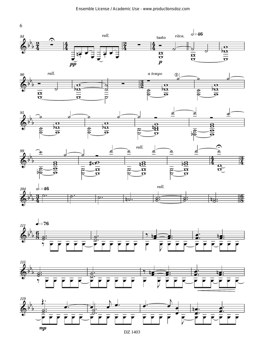Totems II Totems II Classical Guitar scores gallery preview page 6