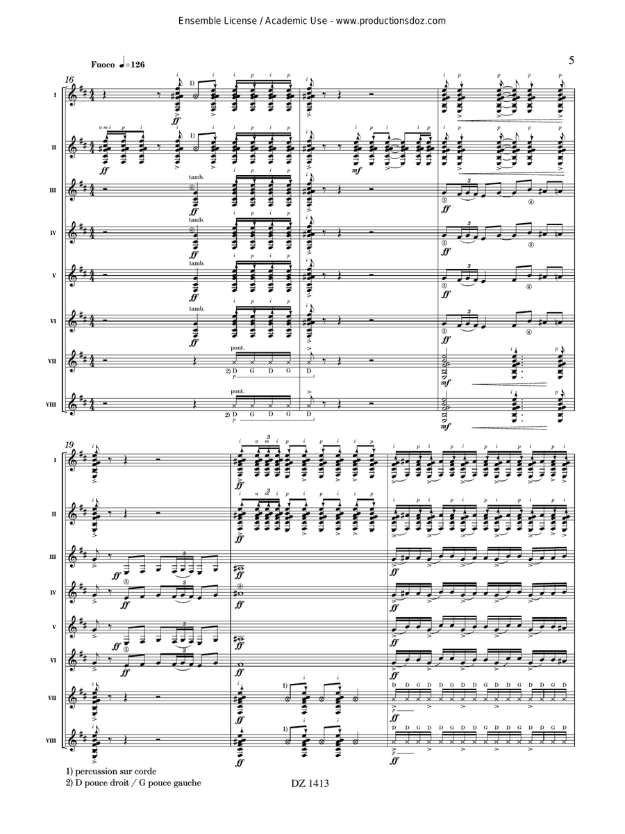Comme un tango Comme un tango Classical Guitar scores gallery preview page 5
