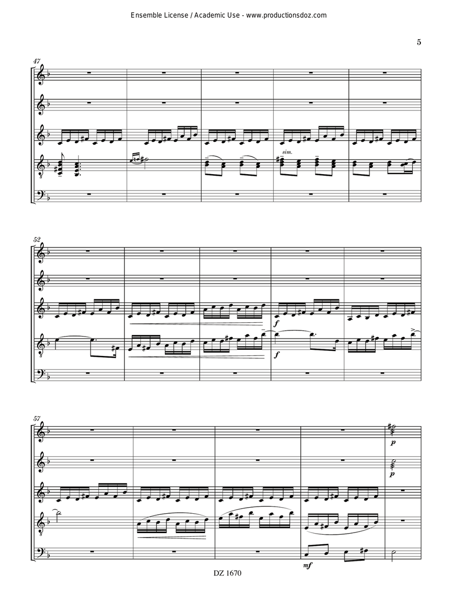 3 pièces 3 pièces Orchestra scores gallery preview page 5