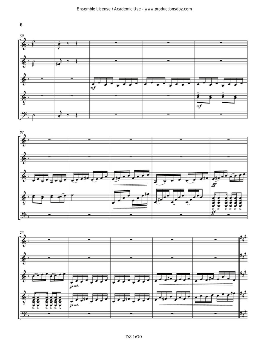 3 pièces 3 pièces Orchestra scores gallery preview page 6