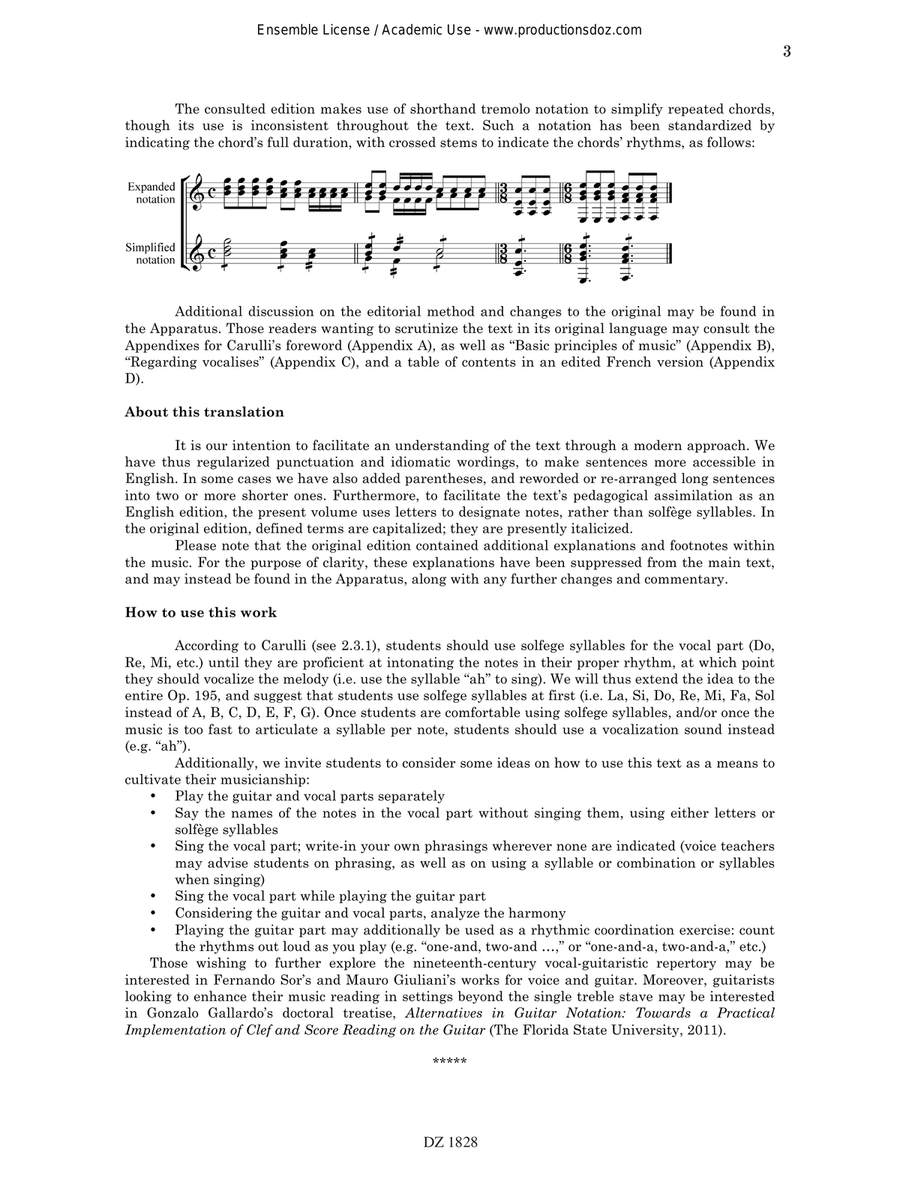 Solfèges and vocalises Solfèges and vocalises Classical Guitar scores gallery preview page 3